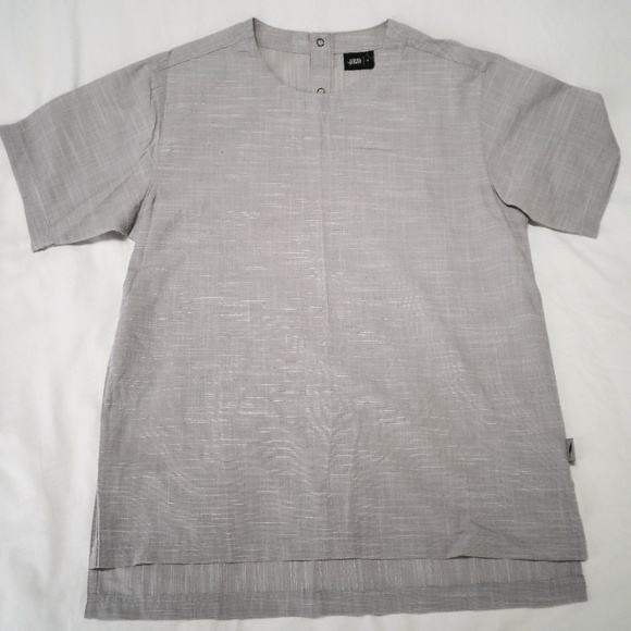 Publish Other - Publish Taupe Pull Over T-Shirt with Snaps, Small